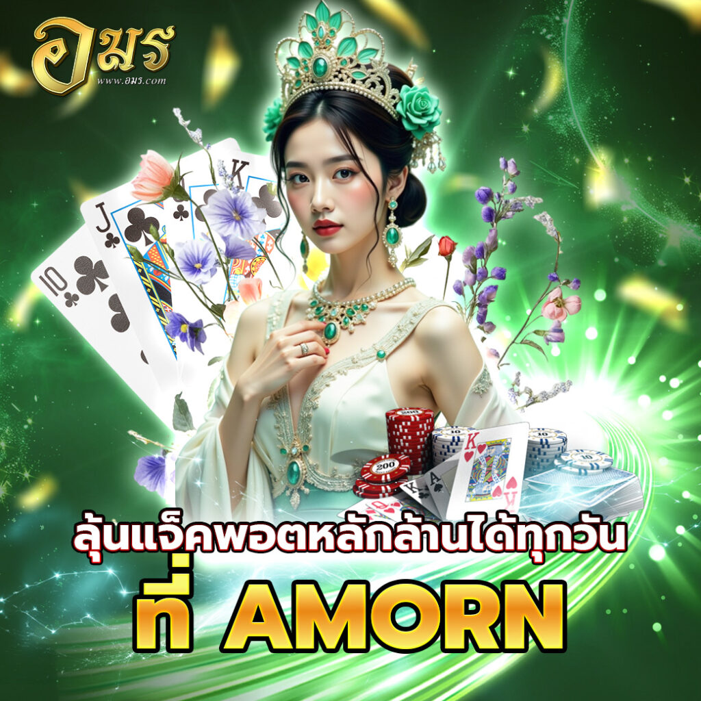 ลุ้นแจ็คพอตหลักล้านได้ทุกวัน ที่ AMORN