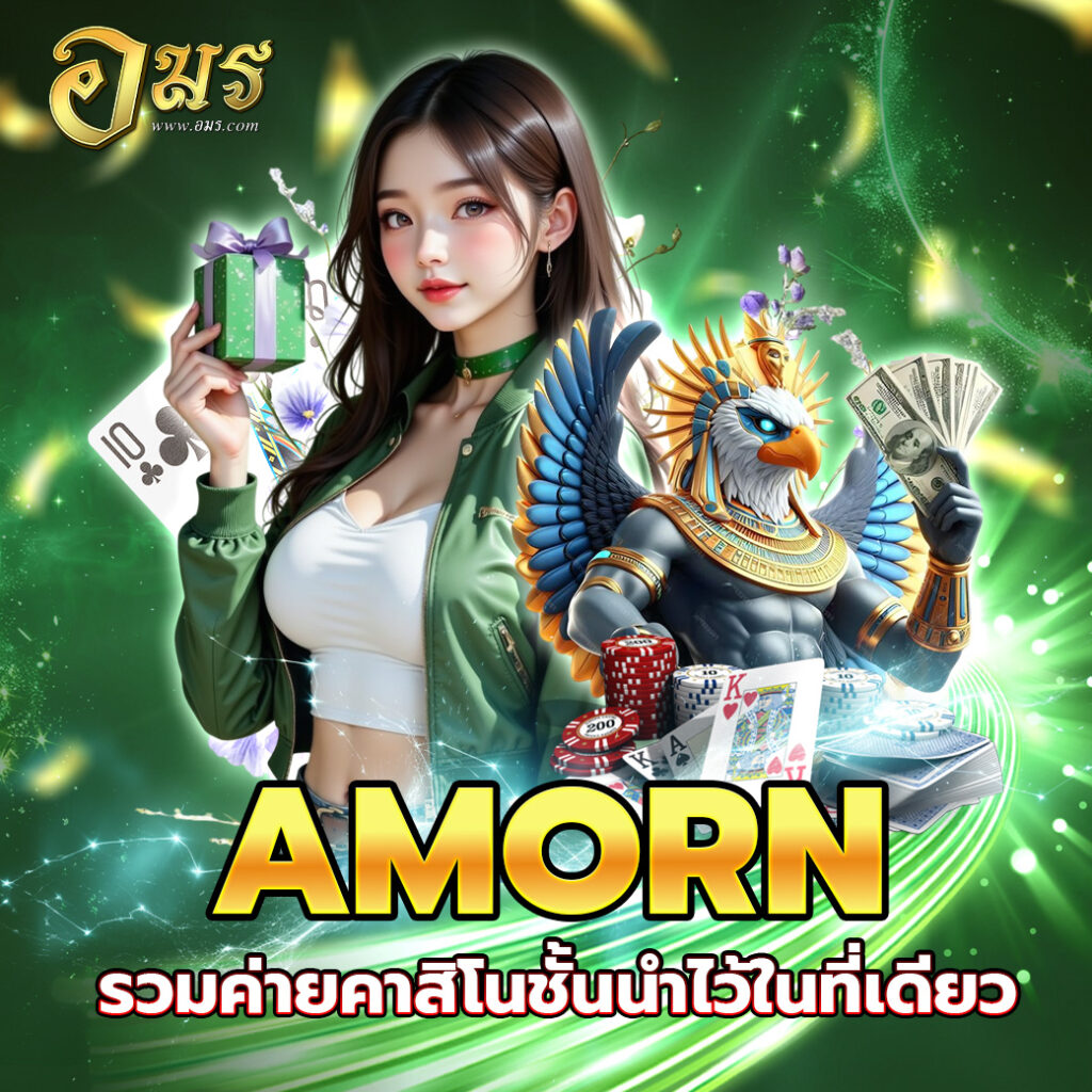 AMORN รวมค่ายคาสิโนชั้นนำไว้ในที่เดียว