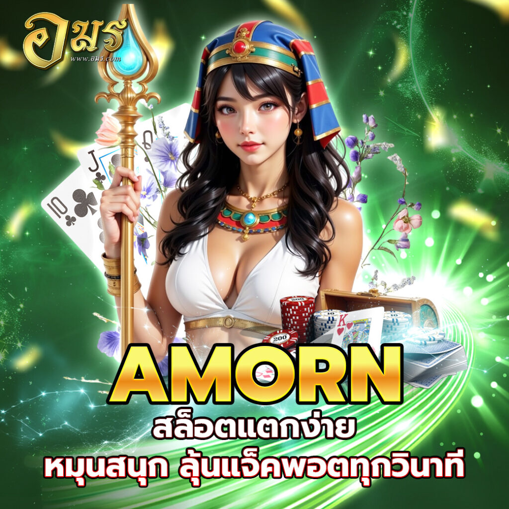 AMORN สล็อตแตกง่าย หมุนสนุก ลุ้นแจ็คพอตทุกวินาที