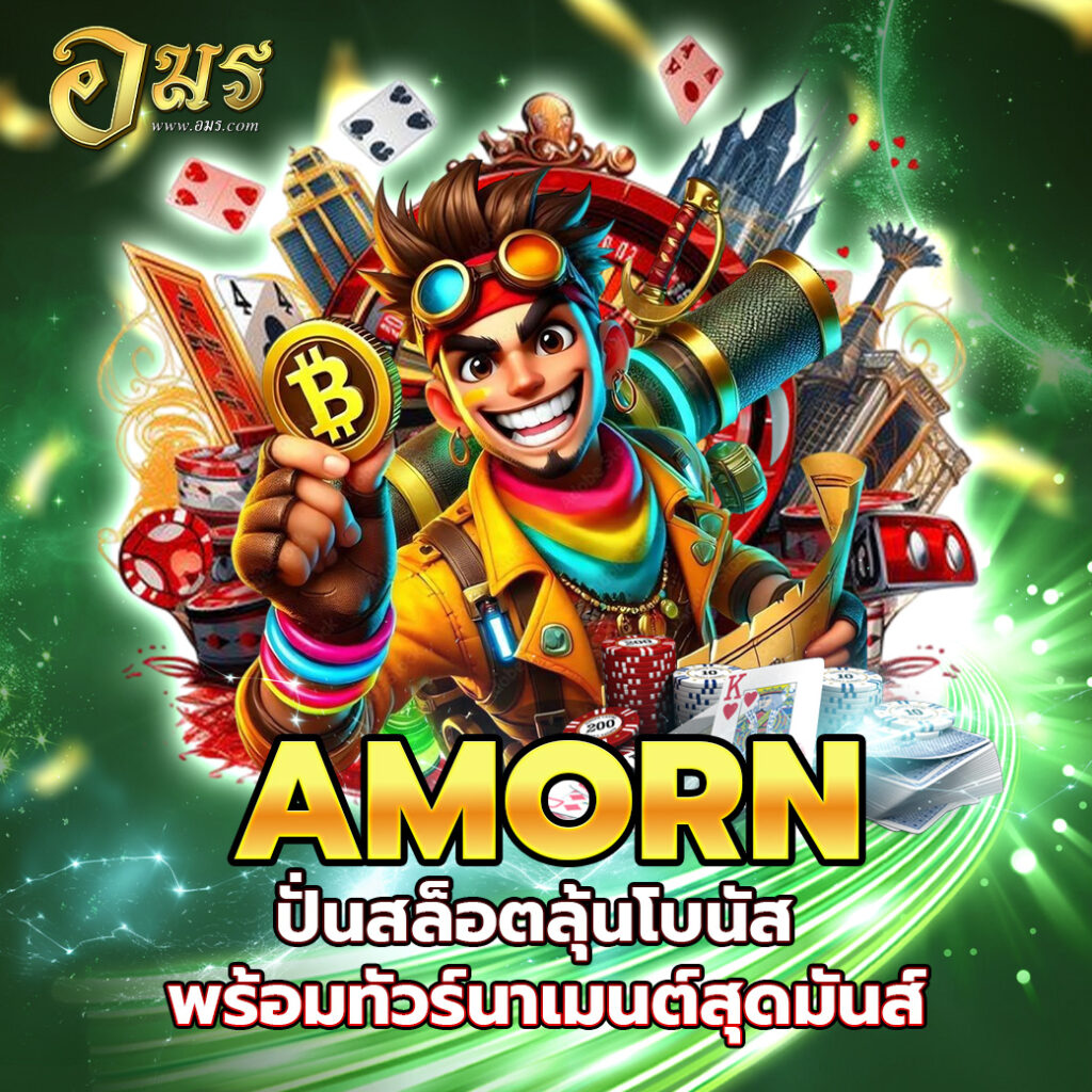 AMORN ปั่นสล็อตลุ้นโบนัส พร้อมทัวร์นาเมนต์สุดมันส์