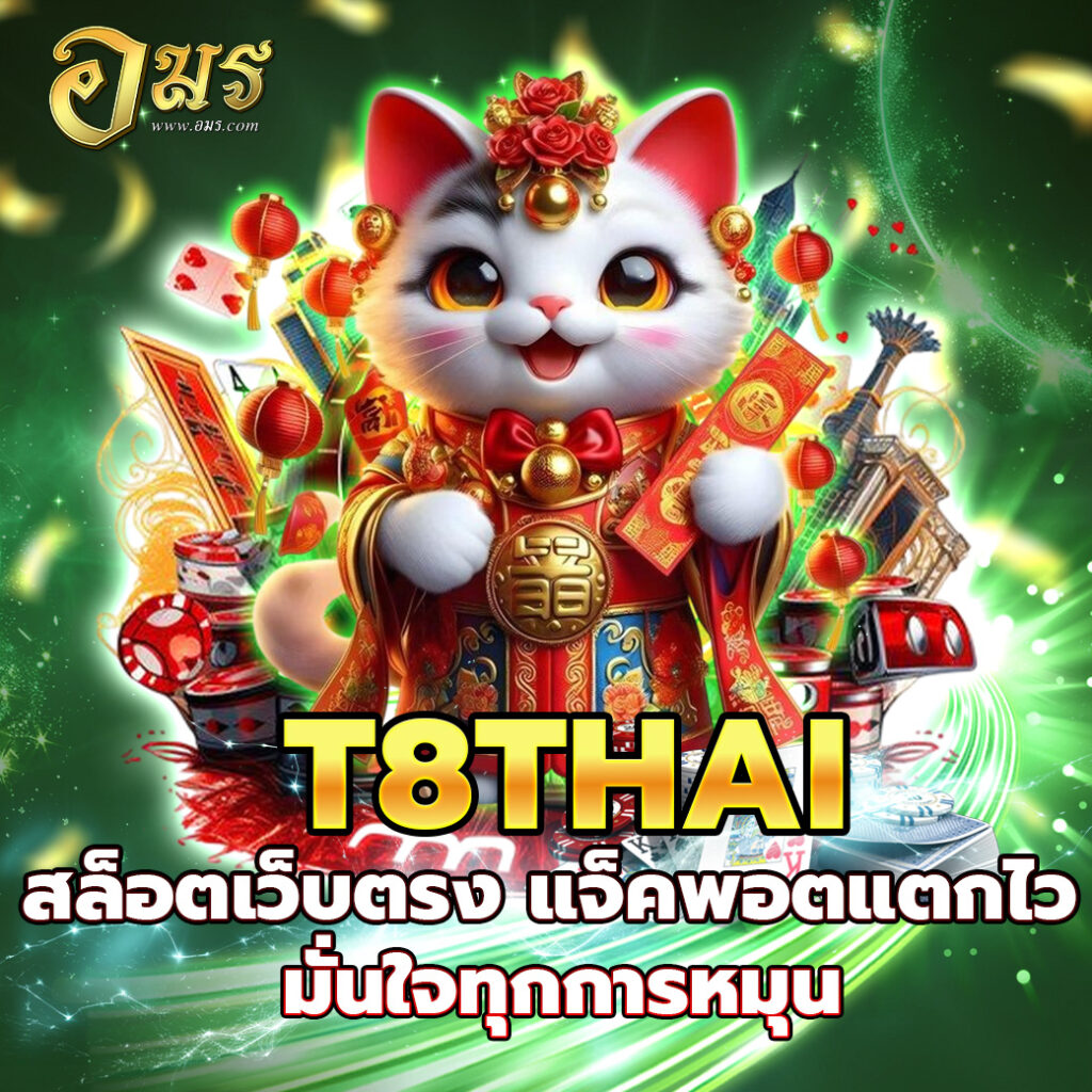 T8THAI สล็อตเว็บตรง แจ็คพอตแตกไว มั่นใจทุกการหมุน