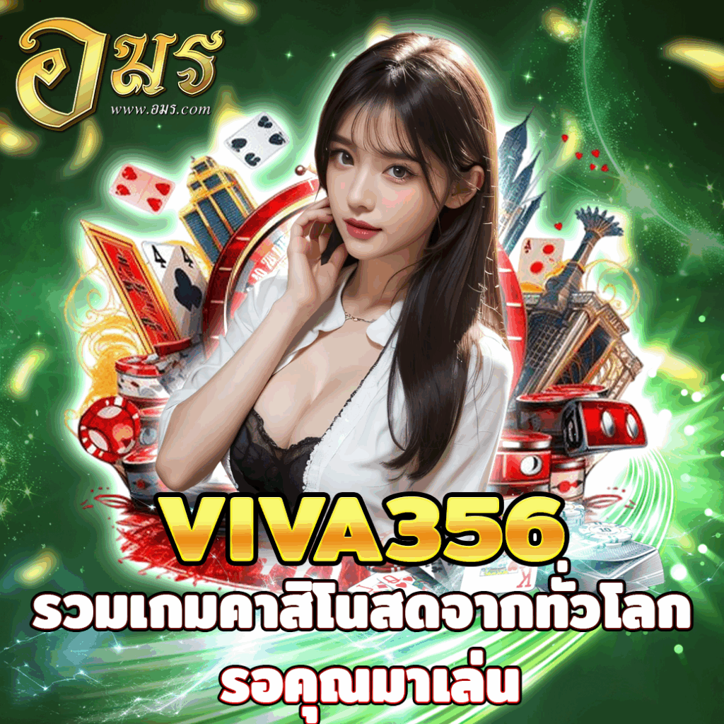 VIVA356 รวมเกมคาสิโนสดจากทั่วโลก รอคุณมาเล่น
